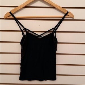 Brandy Melville & Bershka Purple Ribbed Top